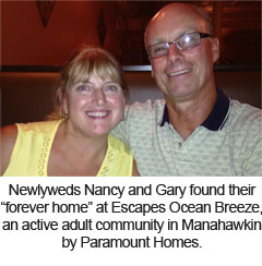 The Escapes Ocean Breeze newlyweds